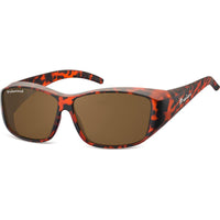 Montana Fit Over Glasses Sunglasses FO4 B Tortoise Brown Polarized