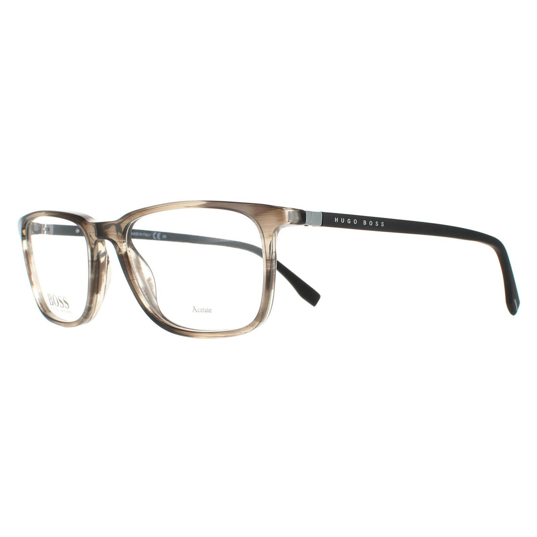 Hugo Boss Glasses Frames BOSS 0962/IT ACI Grey Black Spotted Men