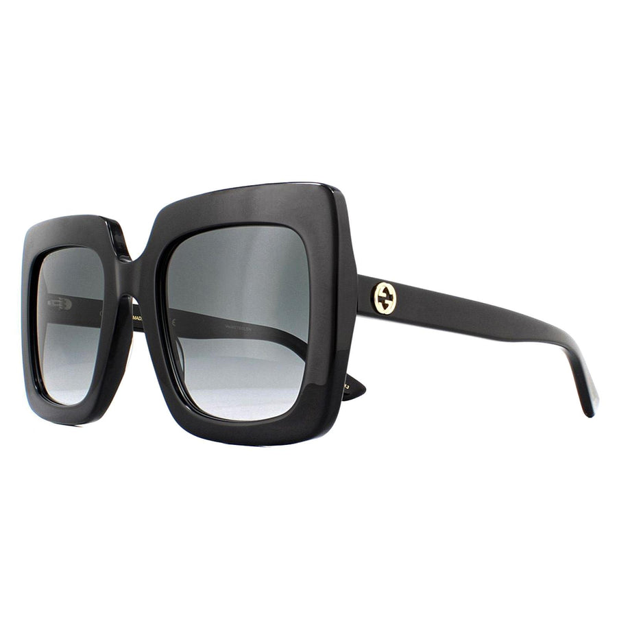 Gucci Sunglasses GG0328S 001 Black Grey Gradient