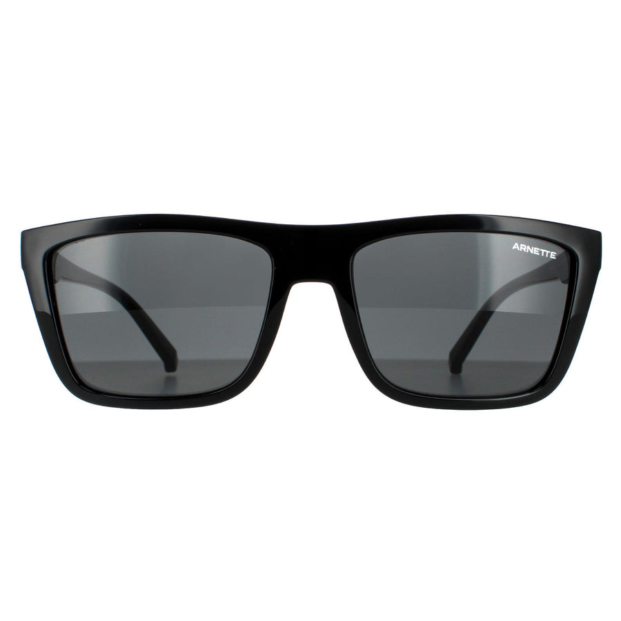 Arnette Deep Ellum AN4262 Sunglasses Shiny Black / Dark Grey