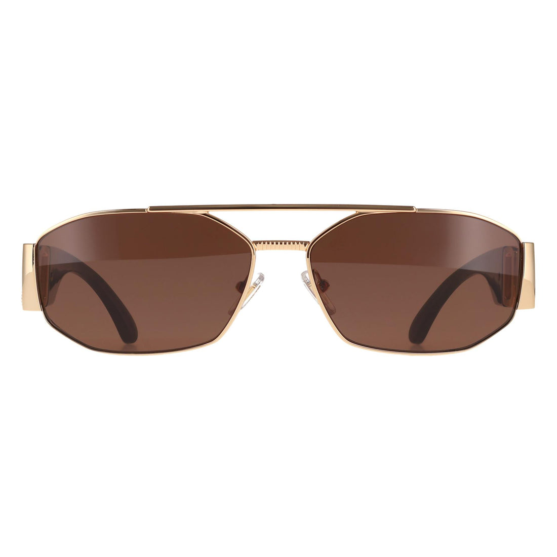 Versace Sunglasses VE2287 100273 Gold Dark Brown