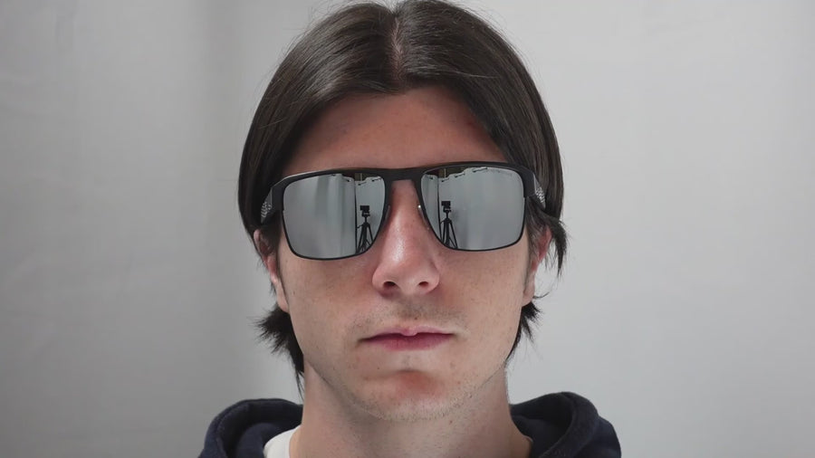 Emporio Armani Sunglasses EA2066 3001Z3 Matte Black Grey Mirror Silver Polarized