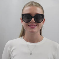 Gucci Sunglasses GG0325S 001 Black Grey Gradient