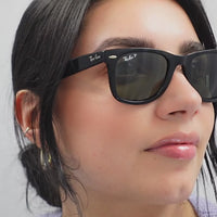 Ray-Ban Sunglasses Wayfarer 2140 127771 Top Grey On Havana Grey Gradient