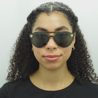 Versace Sunglasses VE2161 100287 Gold Black Grey