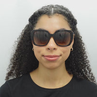 Michael Kors Sunglasses Manhasset MK2140 300613 Dark Tortoise Brown Gradient